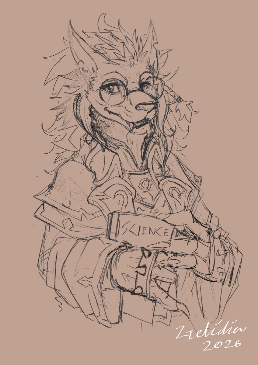Gelidien's tweet photo. Worg worg for Science, Some personal art for our worgen scientist #worldofwarcraft  #Worgen #furryartwok https://t.co/RpMMLdPRs5