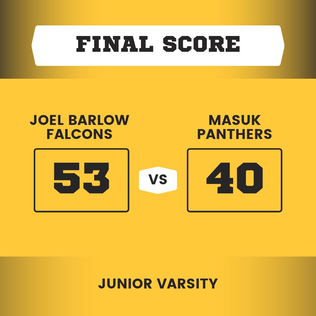 JoelBarlowBBall's tweet photo. Joel Barlow gets its 10th win of the season at home! 

#ctbb https://t.co/79HRmkeyE2