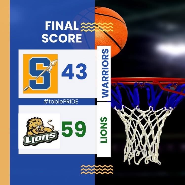 SenatobiaB's tweet photo. Warriors fall to Rosa Fort tonight. Will take on Clarksdale in the consolation game on Saturday at 3:30. #TobiePRIDE -Galatians 6:9 https://t.co/duiCCWIFjc