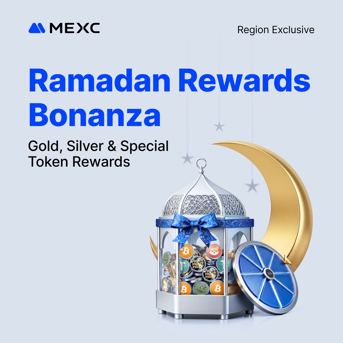 MEXC_PAK's tweet photo. 🌙✨ Ramadan Rewards Bonanza is LIVE! ✨🌙

This Ramadan, trade & WIN BIG 💰🚀

🎁 50 lucky users will receive 2–30 USDT airdrop rewards!

⚡ How to qualify for the 2–30 USDT?
✅ Register during the campaign period
💬 Comment your registered account UID

The more you trade, the bigger your rewards! 🥇🥈🔥
Win REAL Gold, Silver & 7,777 trending tokens!

📅 Feb 13 – Mar 8 (UTC+8)
🔗 https://t.co/bfqcPJk3I1

#MEXC #RamadanKareem #CryptoAirdrop #USDT
