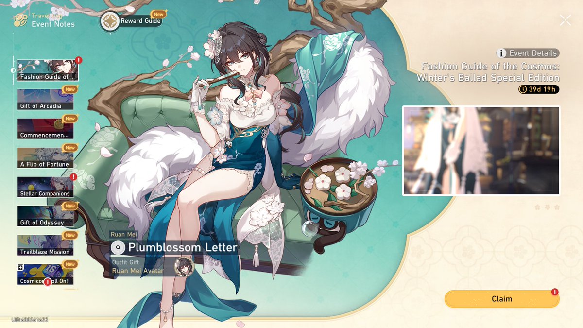 Glorious Ruan Mei skin
#HonkaiStarRail
