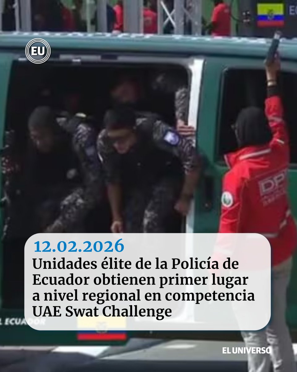 👉🏻ow.ly/w69o50YeGq8 | #Seguridad | Unidades élite de la #Policía de #Ecuador obtienen primer lugar a nivel regional en competencia UAE Swat Challenge