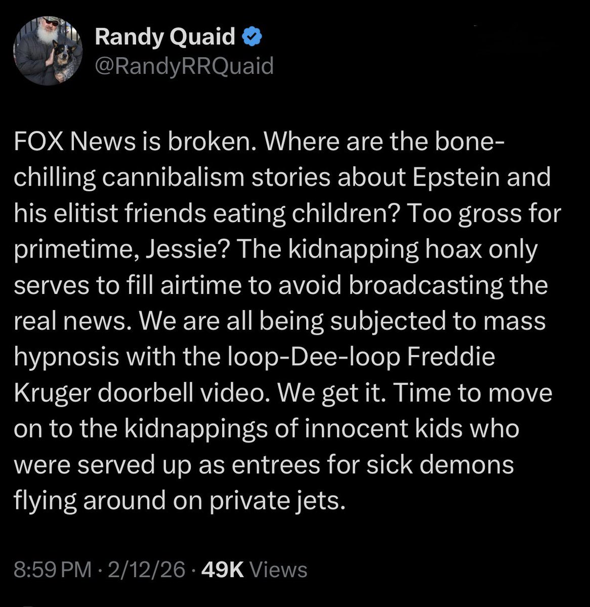 The shitter is really full now.