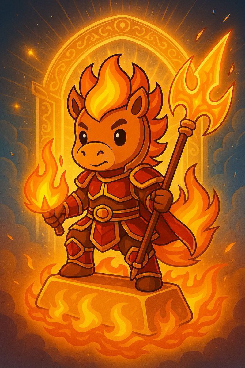 ‘’The Horse does not ask if the ground is ready. It makes the ground ready". $FIREHORSE