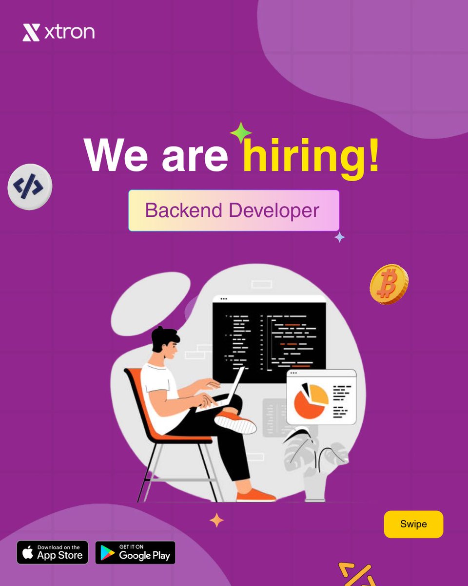 XtronApp's tweet photo. We’re hiring a Backend Developer at Xtron ! 

If you live and breathe PHP Symfony, thrive in RESTful APIs. WE need you to power our next-gen tech !
 
Swipe to see the full details. Interested Backend developer can send their resume or project links to admin@xtron.online.

#PHP https://t.co/WSxSDJHYNk