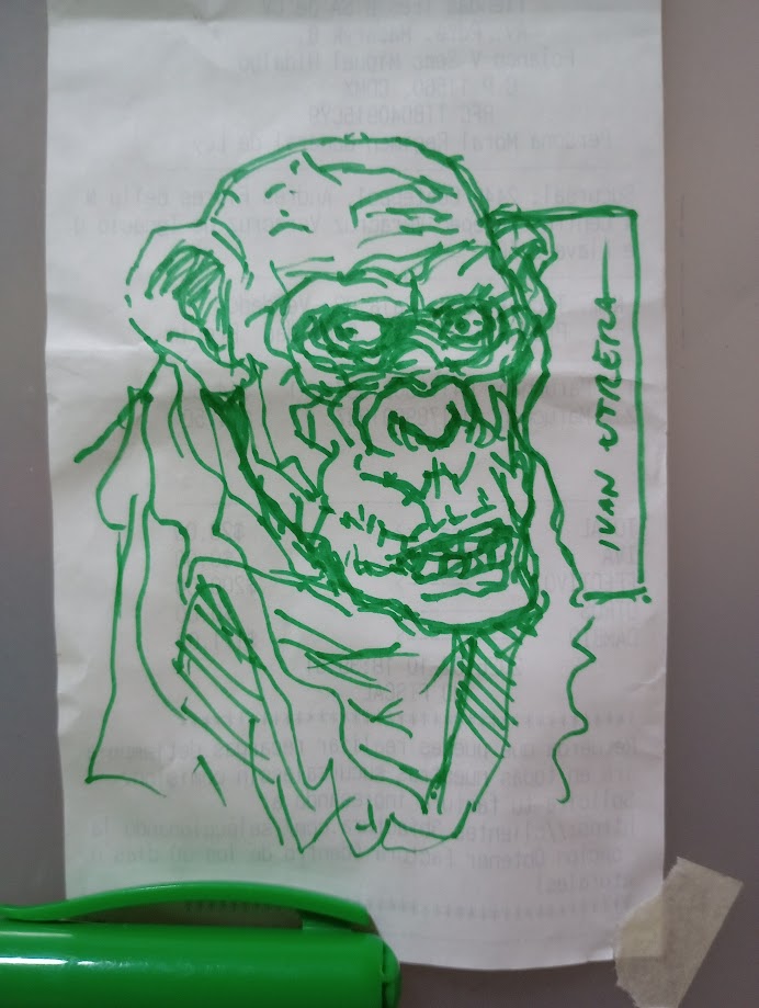 ivanutrera's tweet image. mono en marcador