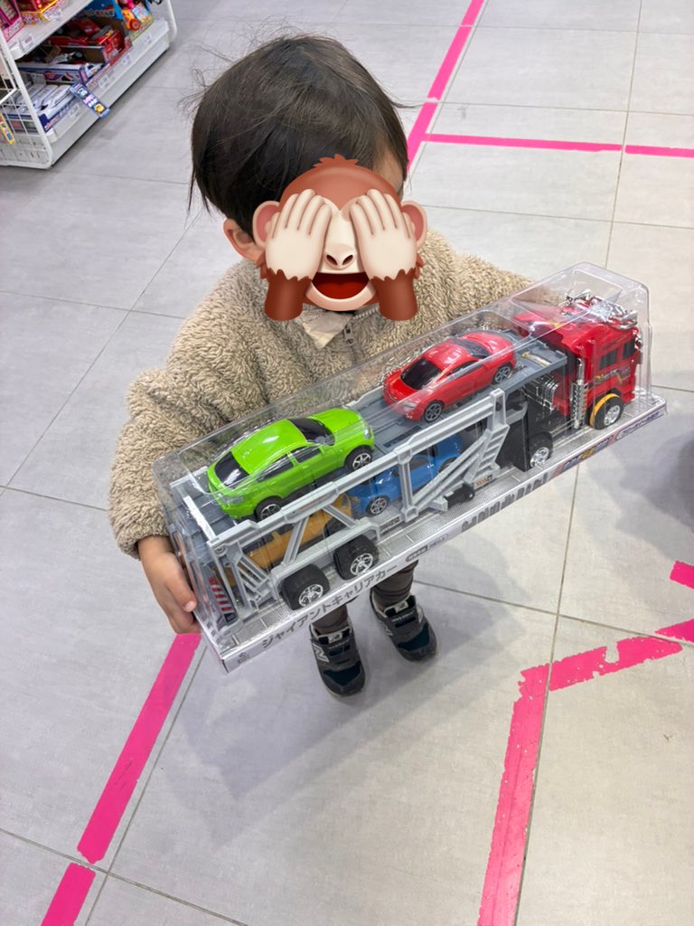 おもちゃが欲しいって言ったので西松屋に寄って帰宅。やばい。すごく幸せ。この子がいてくれて良かった。生きてて良かった。