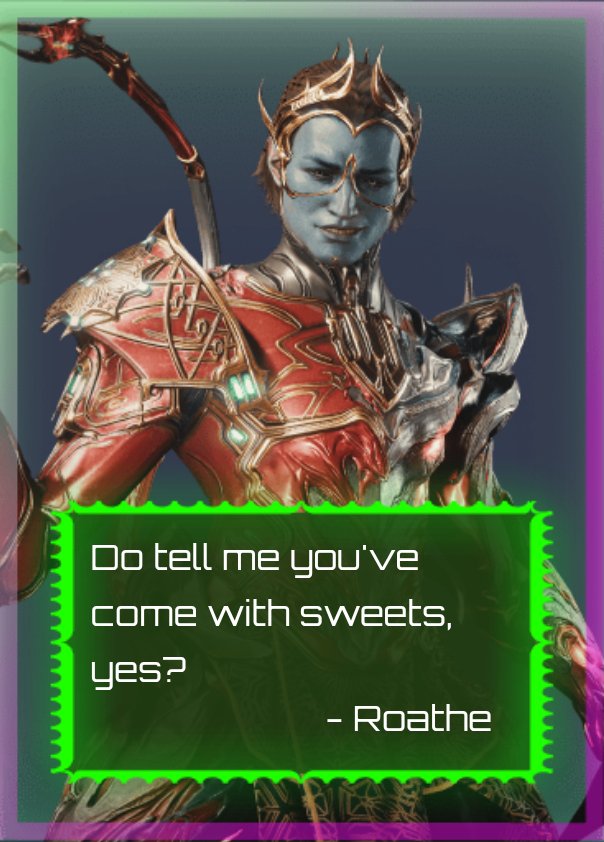 disfusional's tweet photo. @PlayWarframe #stardays 2026
I am thrilled with my #sweethearts!
Team Quincy! ❤️
... however, everyone says that Roathe's new years cinematic is something I need to experience.
No spoilers. https://t.co/pE1YGCYTJA