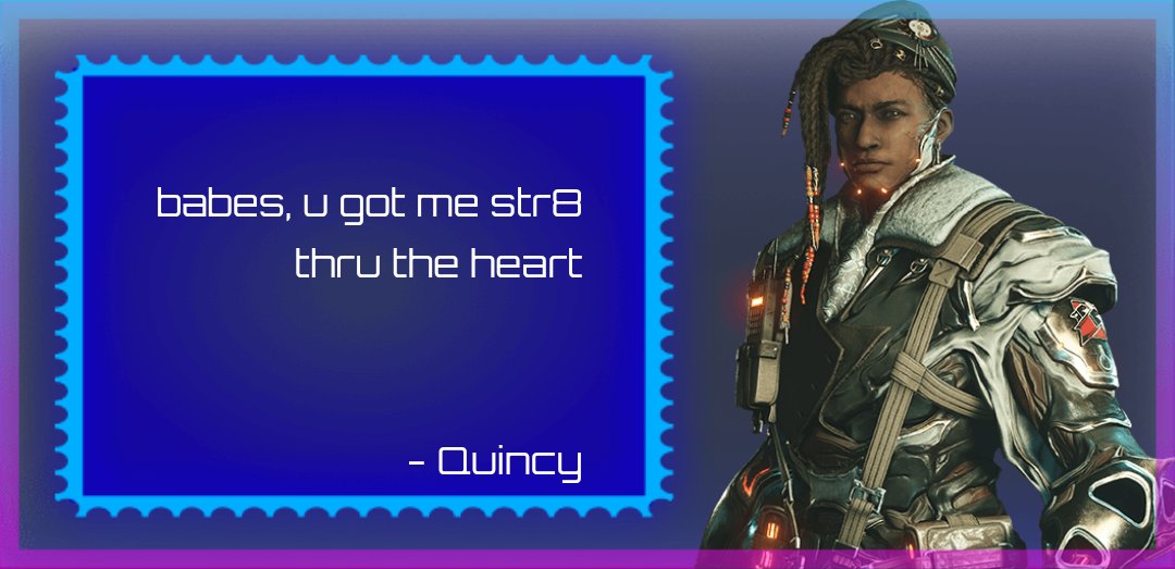 disfusional's tweet photo. @PlayWarframe #stardays 2026
I am thrilled with my #sweethearts!
Team Quincy! ❤️
... however, everyone says that Roathe's new years cinematic is something I need to experience.
No spoilers. https://t.co/pE1YGCYTJA