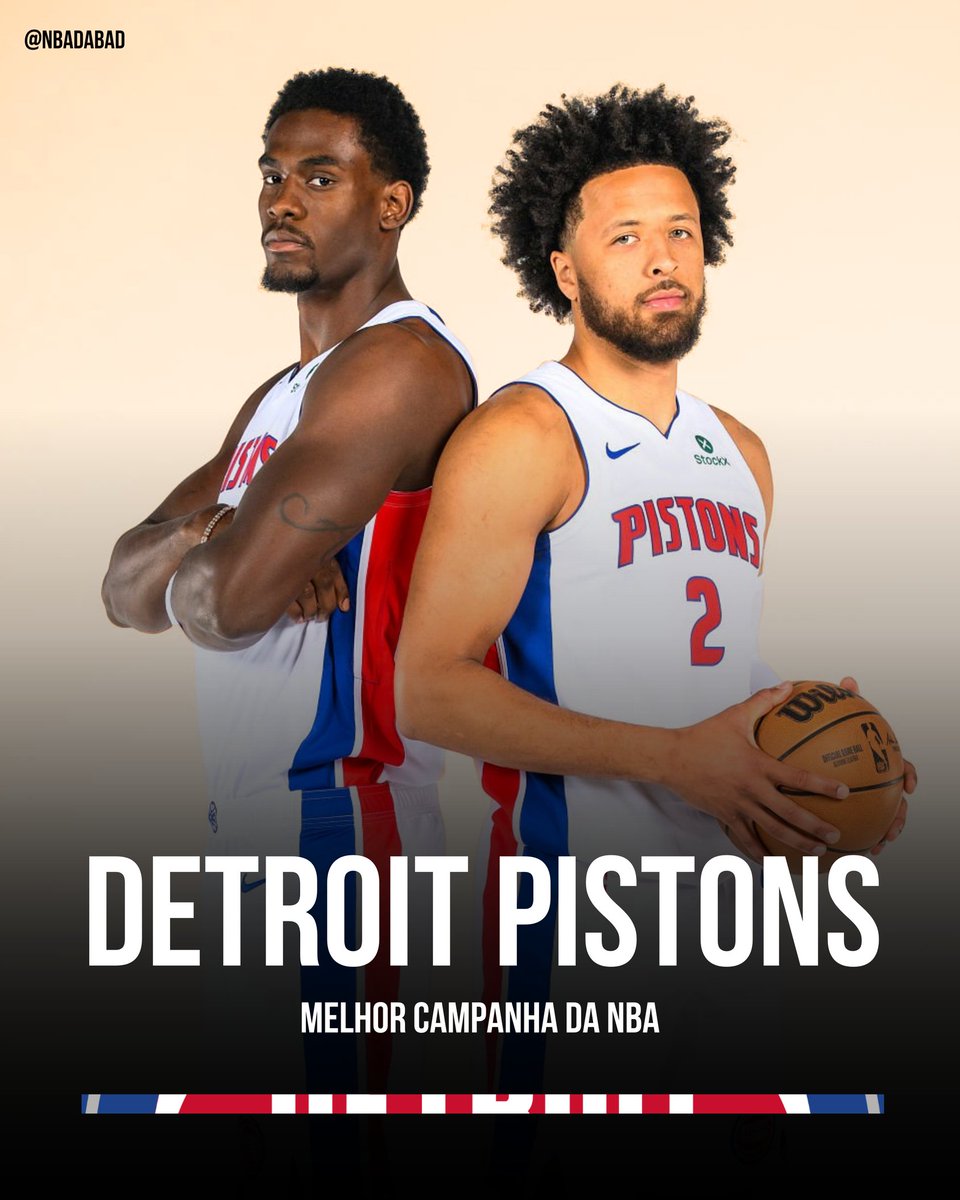 NBAdabad's tweet photo. 🚨 ATENÇÃO 🚨

O DETROIT PISTONS DESBANCA O THUNDER E AGORA TEM A MELHOR CAMPANHA DA NBA!

75,5% — DETROIT PISTONS
75,0% — OKC THUNDER

INACREDITÁVEL. https://t.co/sUteZwe54U