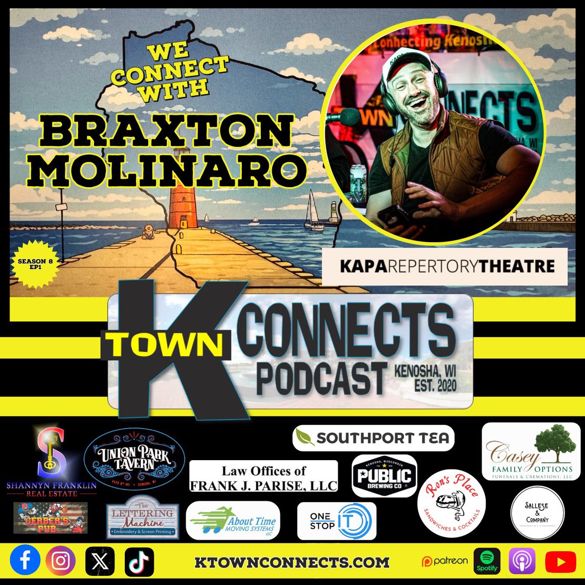 🎬Season 8 premiere!
We connect w/ Braxton Molinaro of Kapa. Listen here!
🍎Apple- apple.co/40dMa1n
📲Spotify- bit.ly/4crdhxm
📺 Youtube- bit.ly/4aKsSXE