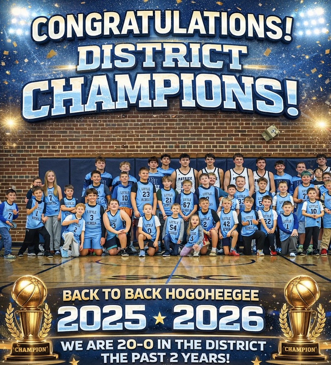 PHGSBoysBBall's tweet photo. REGULAR SEASON HOGOHEEGEE DISTRICT CHAMPS

#BACKTOBACK
#Family https://t.co/4BaR6rFmUP