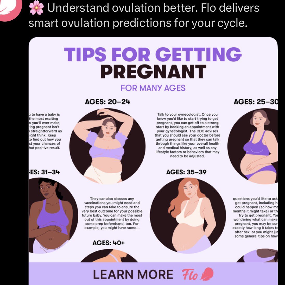 Why did I open this god forsaken app to an add for how to get pregnant!