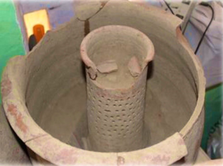 MumukshuSavitri's tweet photo. This is incorrect. Indians were making paneer millennia before the Portuguese language even existed. For God’s sake please educate yourself. 

Indians were making soft cheeses like paneer over 4400 years ago by using perforated vessels placed inside a big pot like the ones pictured from Rakhigarhi (2300 BCE) to filter out whey from boiled milk. The study “Compound specific isotope analysis of lipid residues provides the earliest direct evidence of dairy product processing in South Asia.” (Chakraborty, K.S., Slater, G.F., Miller, https://t.co/iTCYsu9epW. et al. , Sci Rep 10, 16095, 2020) analyzed lipid residues in unglazed ceramic vessels and found evidence of dairy fats on pottery fragments.

The study showed that as far back as 2600 BCE, Indians in Kotada Bhadli, Gujarat, were processing dairy inside pottery vessels, based on lipid isotope analysis that clearly distinguishes milk fats from meat fats. This means milk was not just consumed fresh but was heated, stored, and transformed into other dairy forms. The authors note that a previous lipid residue study on a perforated vessel from Nausharo had yielded similar lipid residues. This means that Indians likely used perforated inserts to separate whey while making acid-set fresh cheeses like paneer over 4400 years ago. These perforated strainers have been found at multiple Indian sites of that era.

The milk was likely curdled using sour yogurt which is exactly how the Indian recipe is still made today. Even today in Bengal the traditional technique uses clay pots just as we did thousands of years ago. 
The Portuguese version traditionally uses animal (calf or lamb) rennet to set the cheese.

The study can be accessed here:
https://t.co/2avhqb1j1k