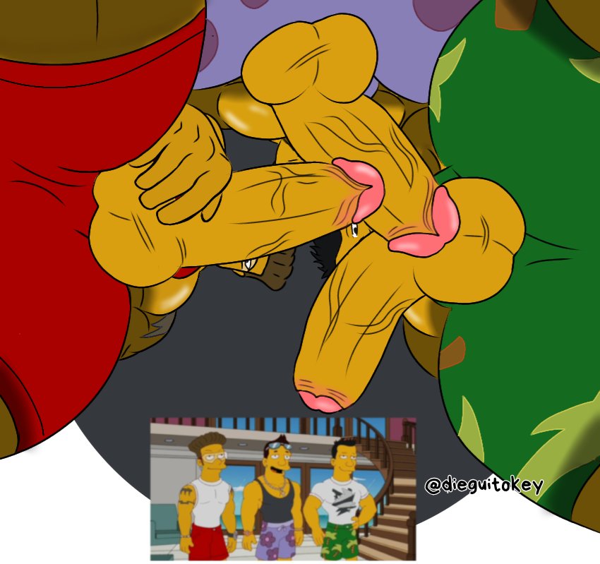 Los sobrinos de gordo Tony son extremadamente ardientes 🔥

#TheSimpsons #NSFW #fanart #bara  #gay #rule34 #porn #yaoi