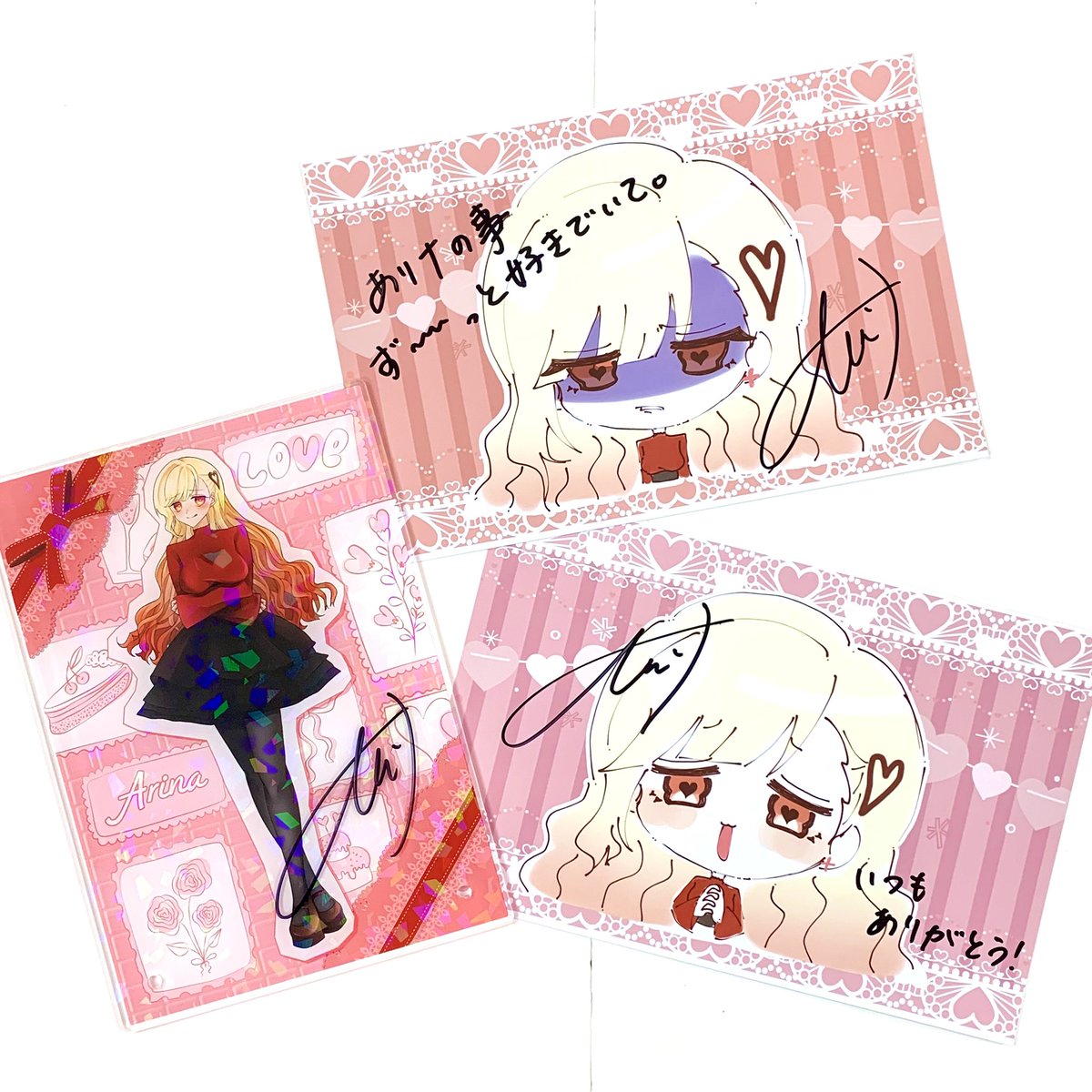 A賞グッズ紹介🏅】 ▶︎直筆サイン入りブロマイドにはサインと共に沢山