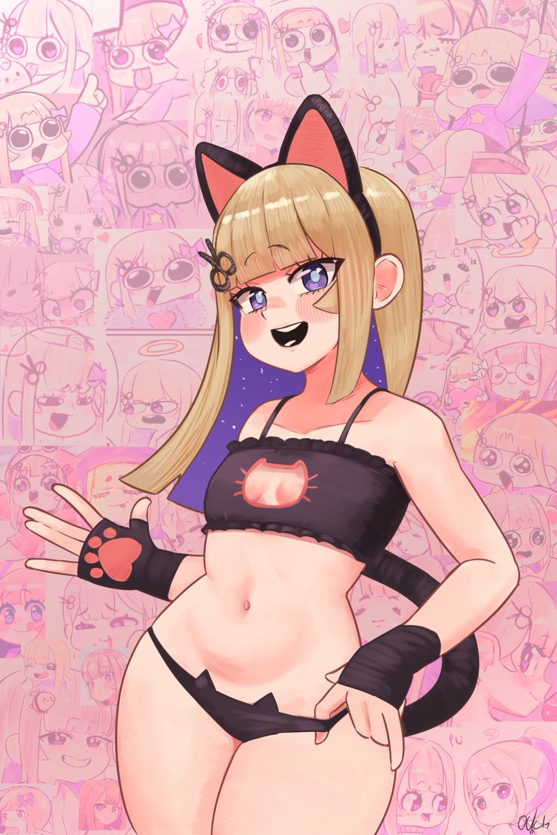 「Shiina Cat girl from last year. is lewd,」|Ouchi🍡👹Vartist+CEO of gyaruのイラスト