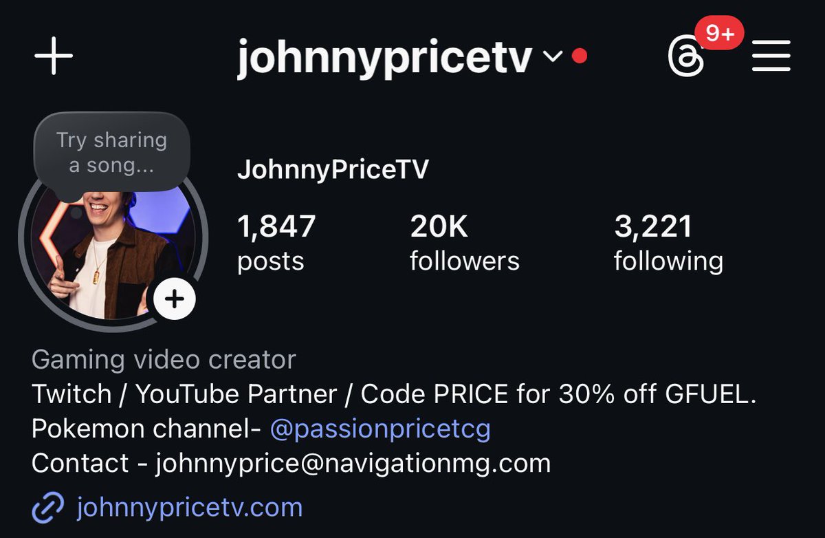 JohnnyPriceTTV's tweet image. Hit 20k followers on Instagram, had an Overwatch clip hit a million in the big 2026, My Pokemon/IRL channel is farming harder then my Apex channel ever did, and the Apex content is still farming. 
I miss streaming slightly but man this was 1000% worth the change up.  🙏🔥