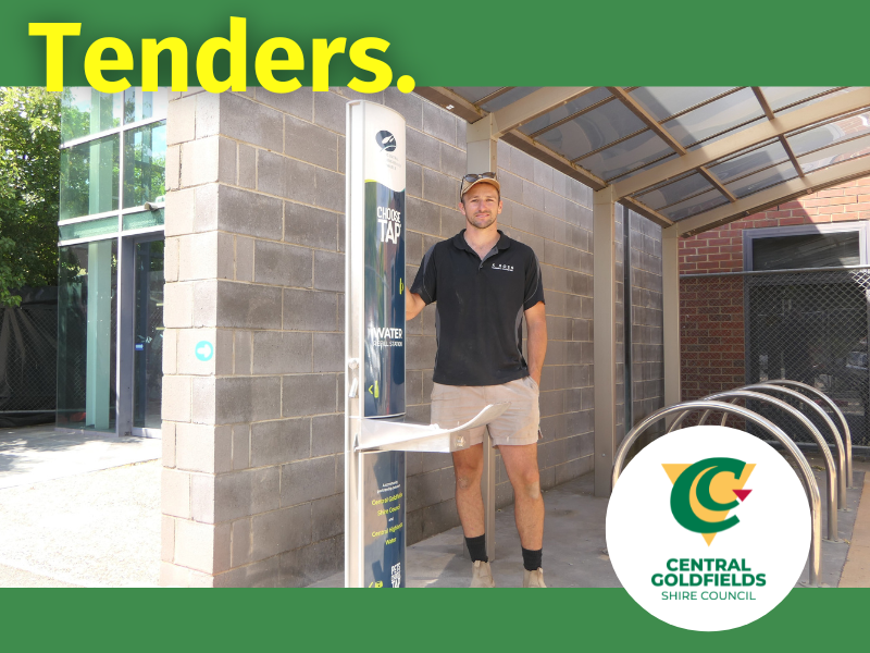 💪 Local businesses are encouraged to apply for tenders for our works contracts:

📃 RFT G25-26-23 Provision of Plumbing Services - Panel of Suppliers
📃 RFT G25-26-25 Provision of Resealing Works

visit 👉
centralgoldfields.vic.gov.au/tenders