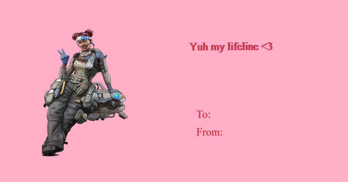 thetistictype's tweet photo. apex valentines cards for all . #ApexLegends https://t.co/UeeQ7YDWVh