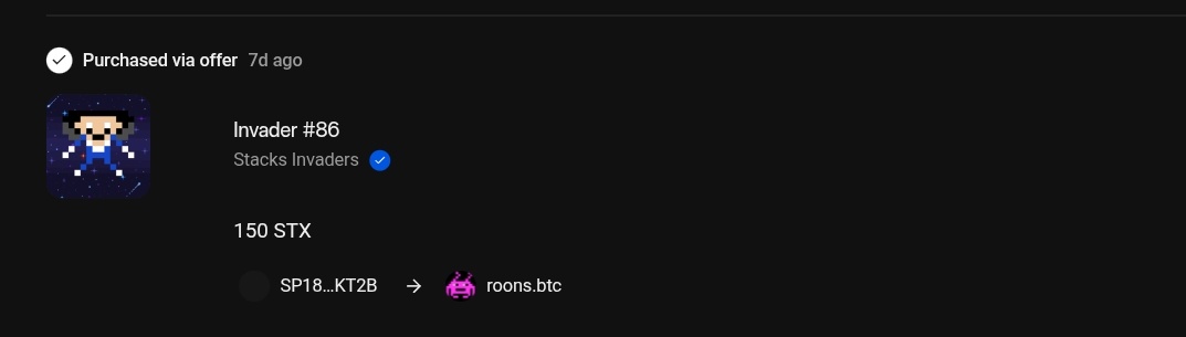 Stacks Invaders tweet media