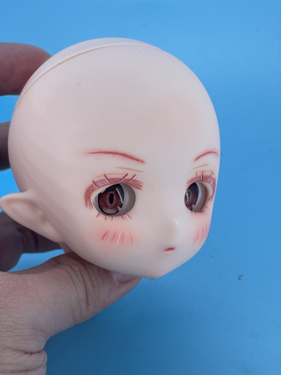 dollfiecreation's tweet photo. Trying a lighter Color scheme ~~

用淺色一點的顏色畫～～

#diy #ドルフィードリーム #doll #bjd #dollfiecreation #dd #dollfie #dollfiedreamsister https://t.co/Uag5aXg6TA