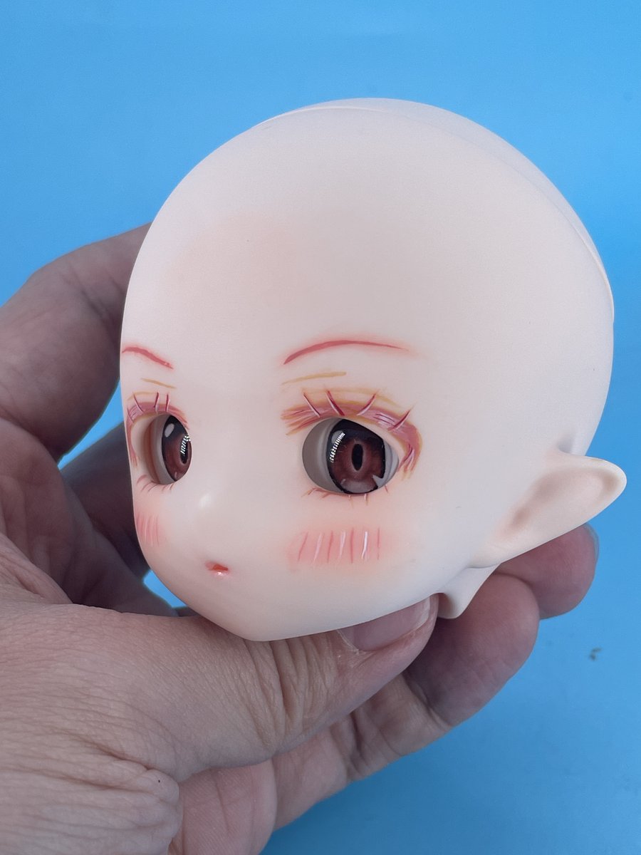 dollfiecreation's tweet photo. Trying a lighter Color scheme ~~

用淺色一點的顏色畫～～

#diy #ドルフィードリーム #doll #bjd #dollfiecreation #dd #dollfie #dollfiedreamsister https://t.co/Uag5aXg6TA