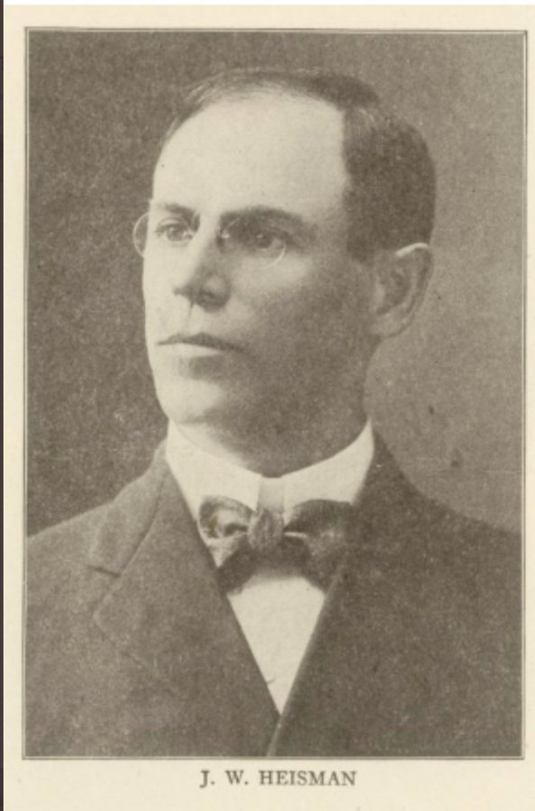 HistColFootball's tweet photo. John Heisman. 2 national championships. 222-0. 33 game winning streak. Innovator - hike, double pass, hidden ball play.
#ATL #4the404 @ClintKPoppe #CollegeFootball #Heisman #GeorgiaTech https://t.co/SAiKzPvbNy