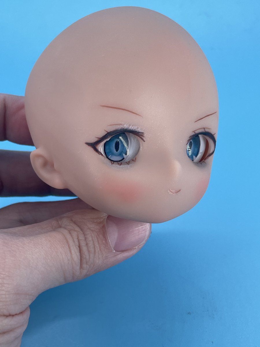 dollfiecreation's tweet photo. First ever Tan Skin head~~~

第一個小麥膚色頭～～

#diy #ドルフィードリーム #doll #bjd #dollfiecreation #dd #dollfie #dollfiedreamsister https://t.co/UG33CimnTQ