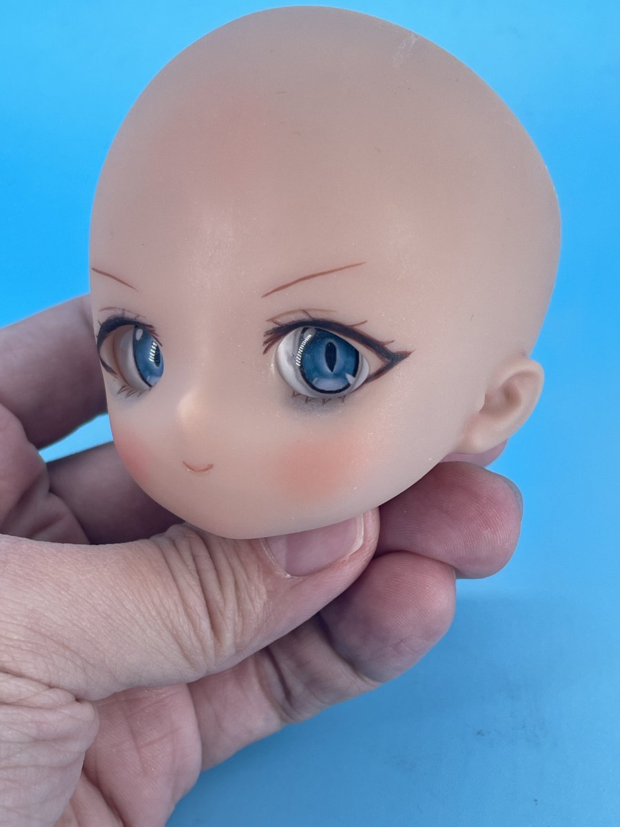 dollfiecreation's tweet photo. First ever Tan Skin head~~~

第一個小麥膚色頭～～

#diy #ドルフィードリーム #doll #bjd #dollfiecreation #dd #dollfie #dollfiedreamsister https://t.co/UG33CimnTQ