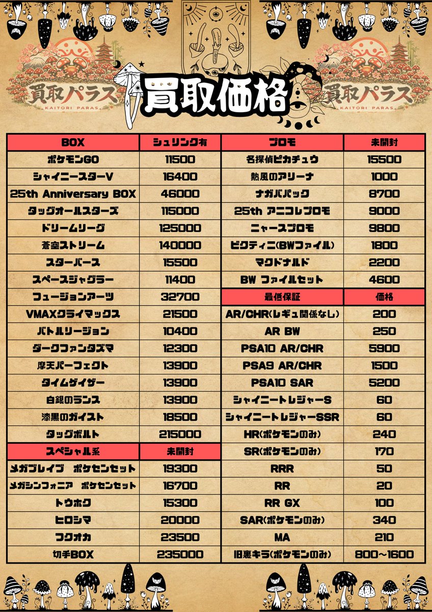 買取パラス🍄爆速入金🍄 (@kaitori_paras) on X