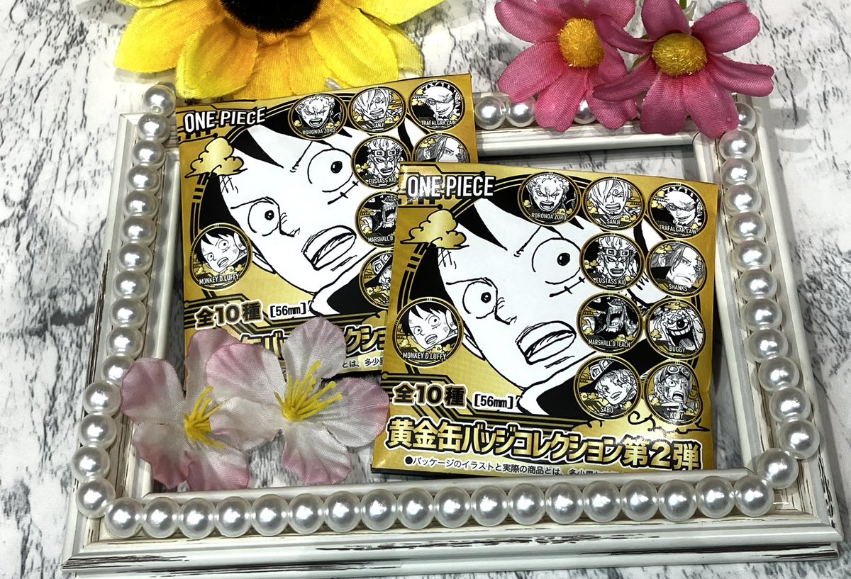 新商品】原画商品 黄金缶バッジコレクション 第2弾 1個：990円(税込