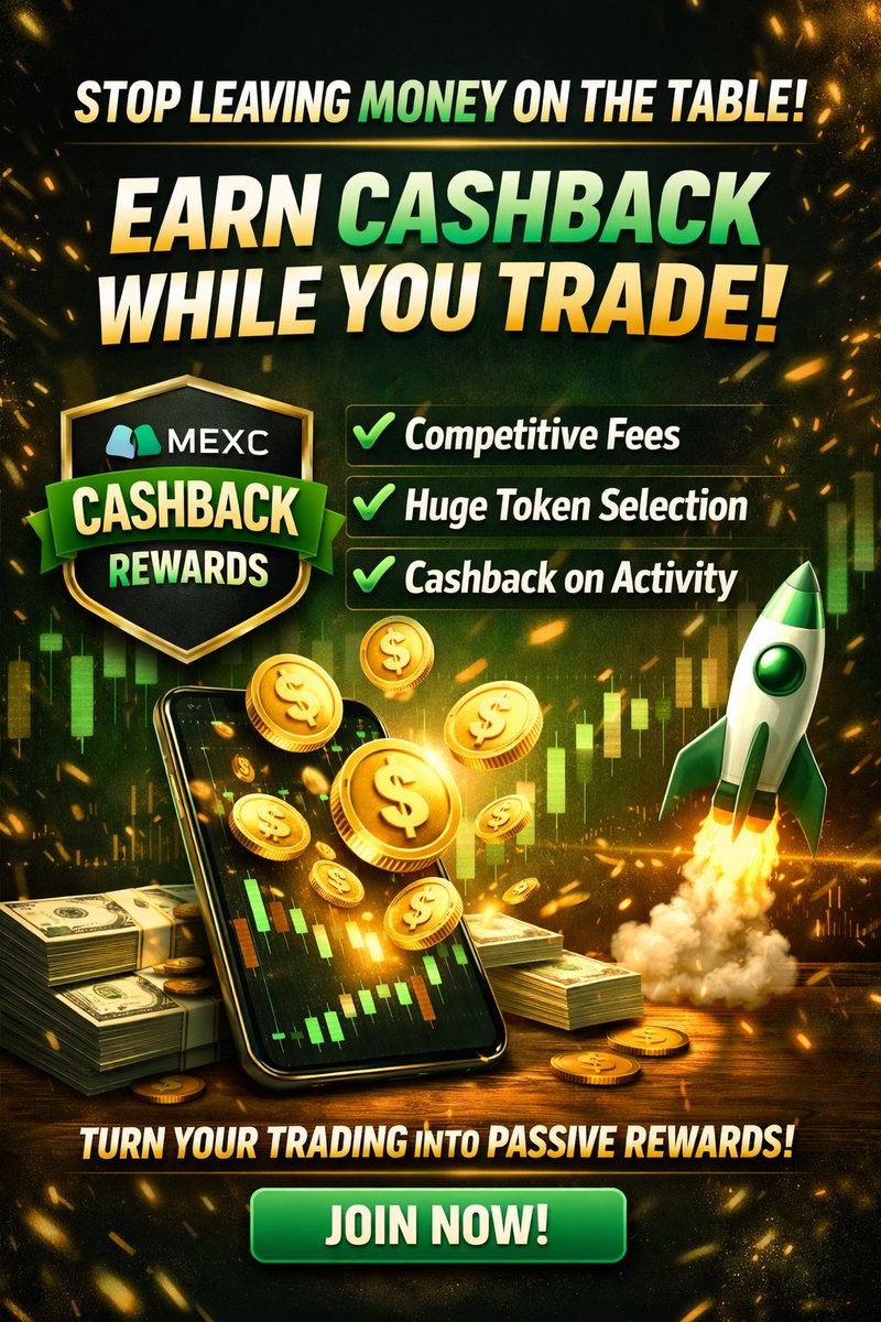 CryptoDiscountX's tweet image. Stop leaving money on the table.
With #MEXC cashback rewards, you earn while you trade 🔥
✅ Competitive fees
✅ Massive token selection
✅ Cashback on activity
Turn your trading into passive rewards 💸
Join now 👉 mexc.com/acquisition/cu…
#CryptoTrading #EarnCrypto #mexc