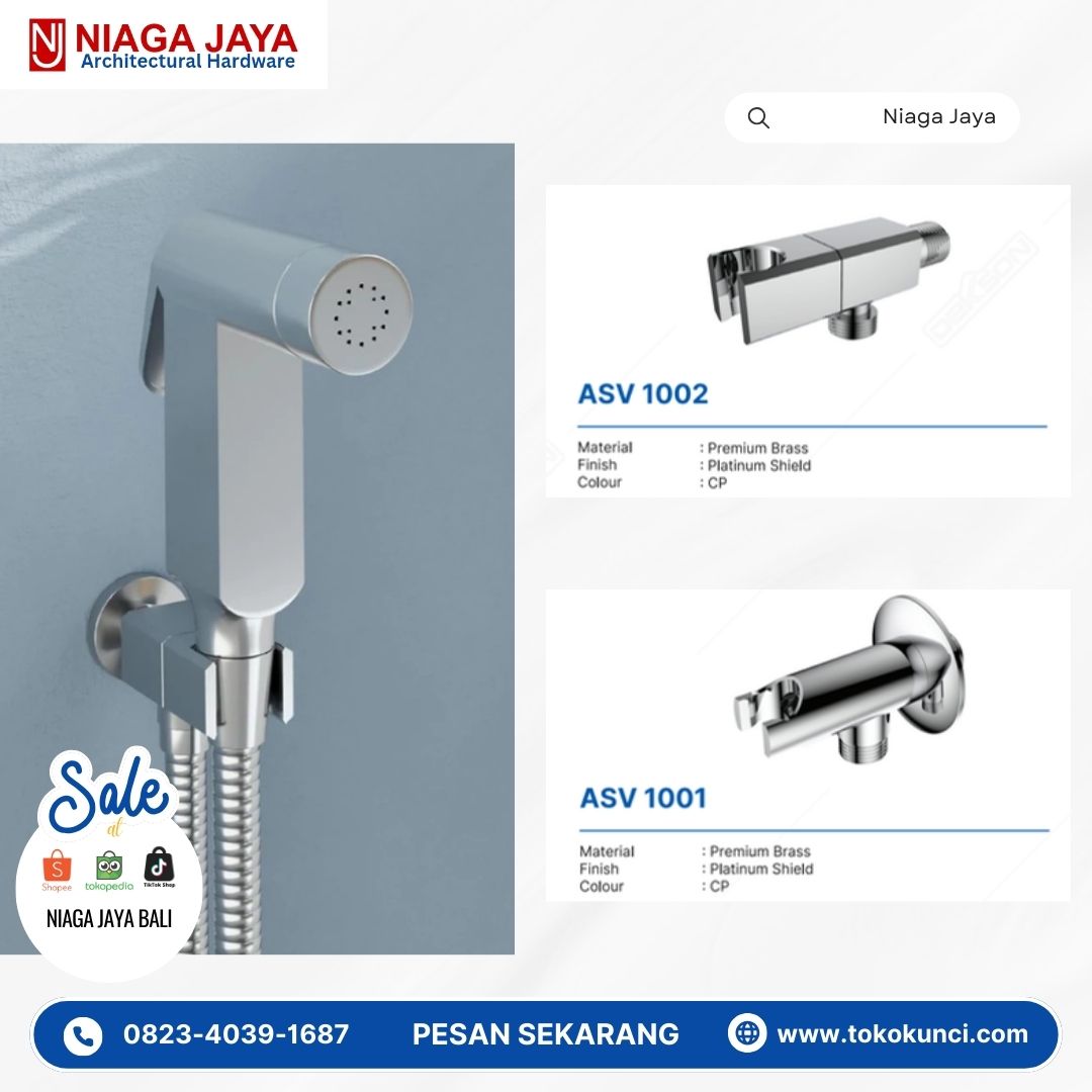 NiagaJayaBali's tweet photo. 🚿✨ *AUTO STOP VALVE + HOLDER DEKKSON*
Solusi praktis &amp; modern untuk kamar mandi lebih rapi dan anti bocor!

Nikmati kemudahan dengan teknologi *Auto Stop* yang otomatis menghentikan aliran air saat jet shower diletakkan kembali ke holder.
#autostop #loveisland #Trending https://t.co/s0TZ5RJd2u