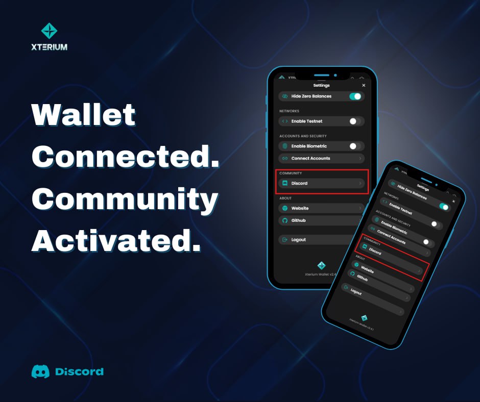 XteriumWallet's tweet photo. Your wallet is more than access — it’s your key to the XTERIUM ecosystem.
Join our Discord today.
#XTERIUM #Web3 #Discord https://t.co/HiCa4LHqPs