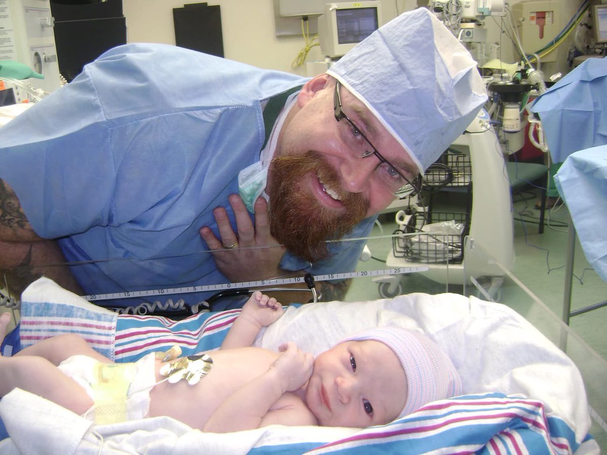 PresidentBeard's tweet photo. 16 years ago, at 10pm, Molly’s water broke.

At 5:33 the next evening, Fraser was born “of the ice and snow” as a massive storm blanketed Ohio. 8lbs., 2 oz. &amp; 21” long.

We still don’t know what we’re really doing.

But where’s the fun in that?

#HartnellFamily #HartnellHolidays https://t.co/z43gbG5q02