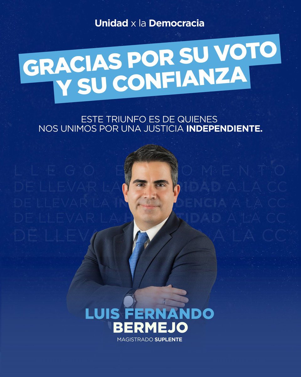 Muchas gracias por sus voto ¡SI SE PUDO! 🙌🏻🗳️