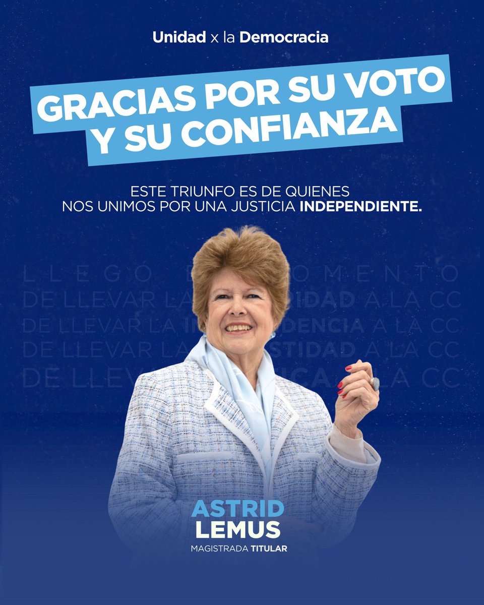 Unidad x la Democracia tweet media