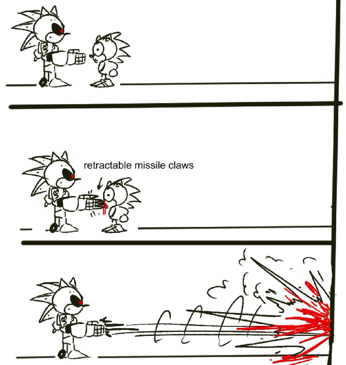 why doesn’t mecha sonic just do this