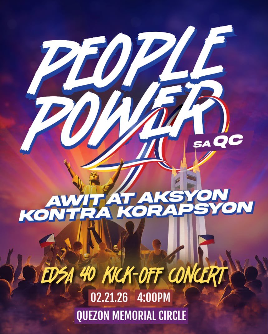 starmometer's tweet image. PEOPLE POWER 40 CONCERT: ‘AWIT AT AKSYON KONTRA KORAPSYON’ AIMS TO INTENSIFY FIGHT AGAINST CORRUPTION
 
Read more at starmometer.com/people-power-4…

#PeoplePower #EDSA #EDSARevolution #concert #corruption