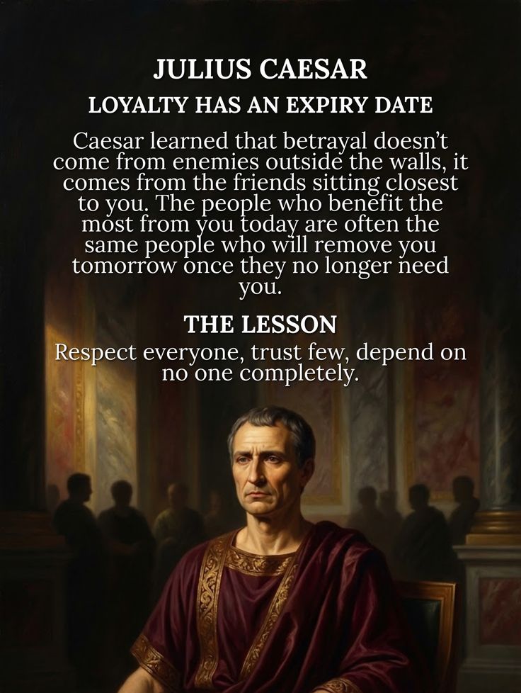 DeepPhilo_HQ's tweet photo. THE HARDEST LESSONS HISTORY FORCED MEN TO LEARN.

1. Julius Caesar https://t.co/ZFuSMNteUG