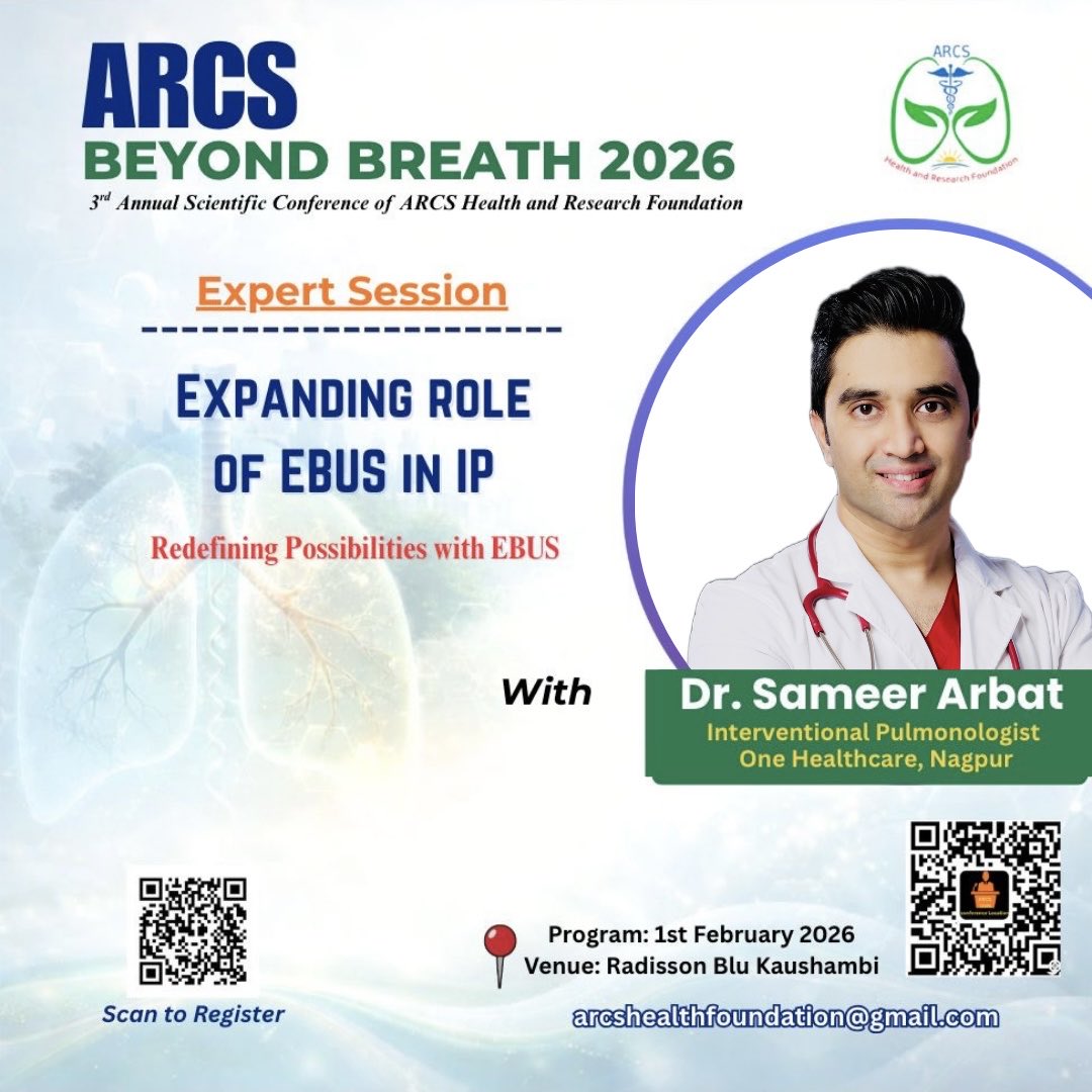 Dr Sameer Arbat 🫁 tweet media