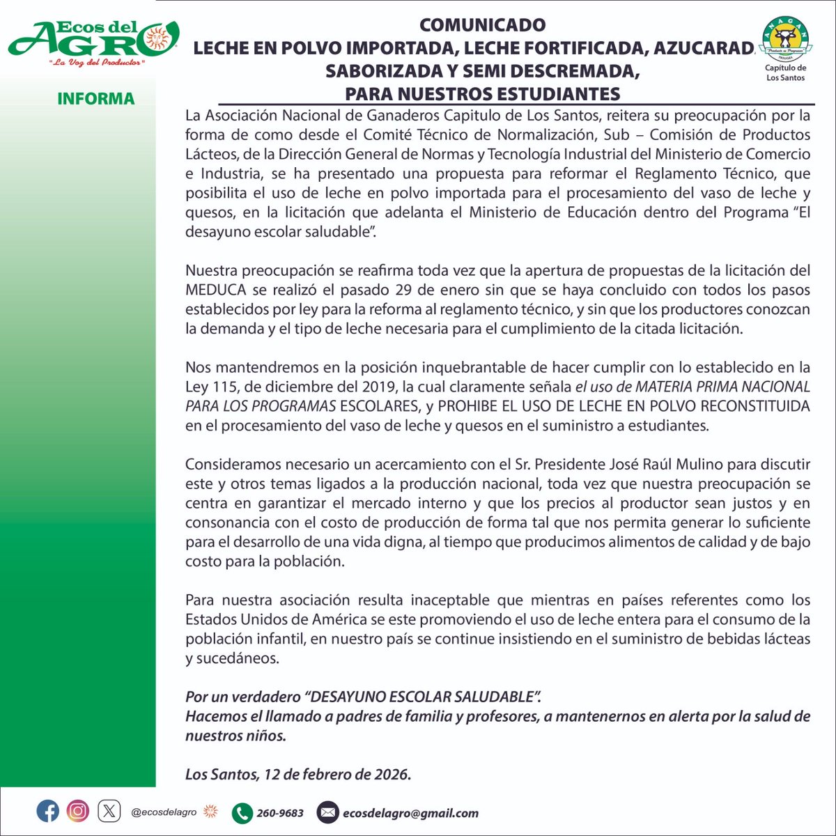 ECOS DEL AGRO tweet media