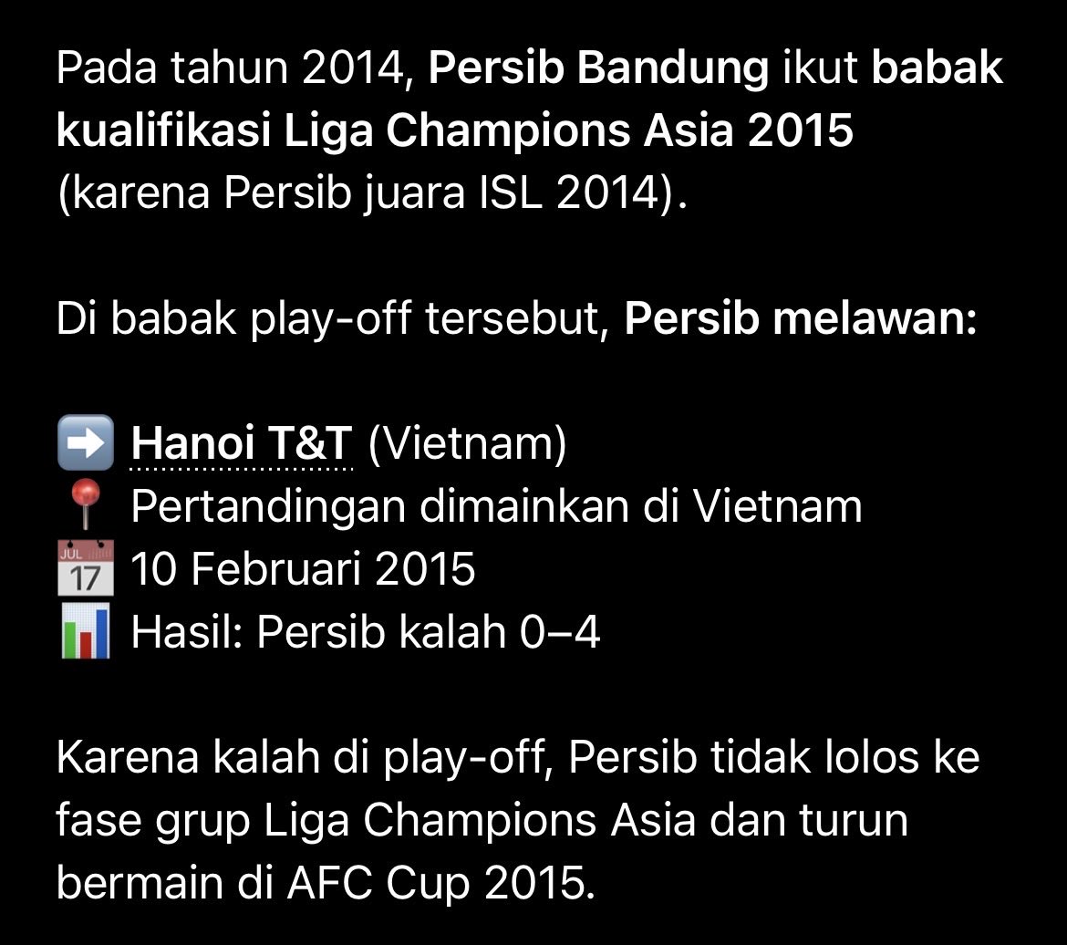 Hidul19's tweet photo. @Chonkkk__ @fvckbcd @ditcuk_ Kalau ngomongin lebih jauh dan cuman kualifikasi mah persib juga sama, cuman kalah dikualifikasi. Tapi kita kita mah ga ngebahas sejarah tapi menciptakan sejarah😁 https://t.co/q8sYurQDaH