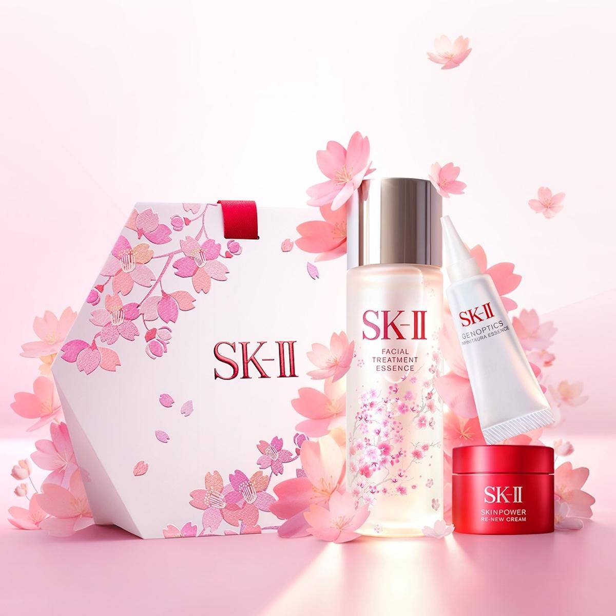 TWICEミナが「SK-II」イベントに来場 桜限定デザインボトルキットの