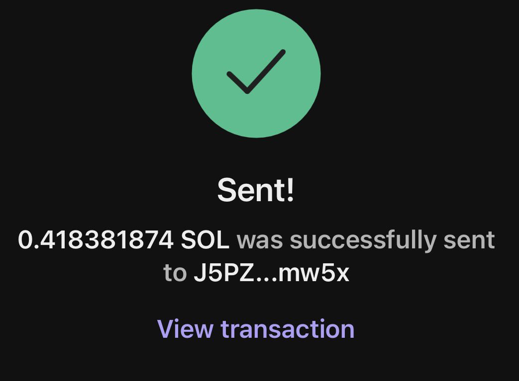 I Just Sent 3 Chads $33 🔷

#SOLANA ANYONE?

Like☑️ Follow☑️ Support☑️

Drop $SOL Address