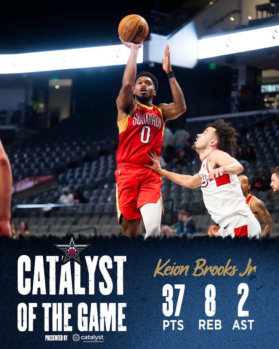 GleagueSquadron's tweet image. career HIGH for KB😮‍💨

#OneSquad | #SquadUp | #BirminghamSquadron