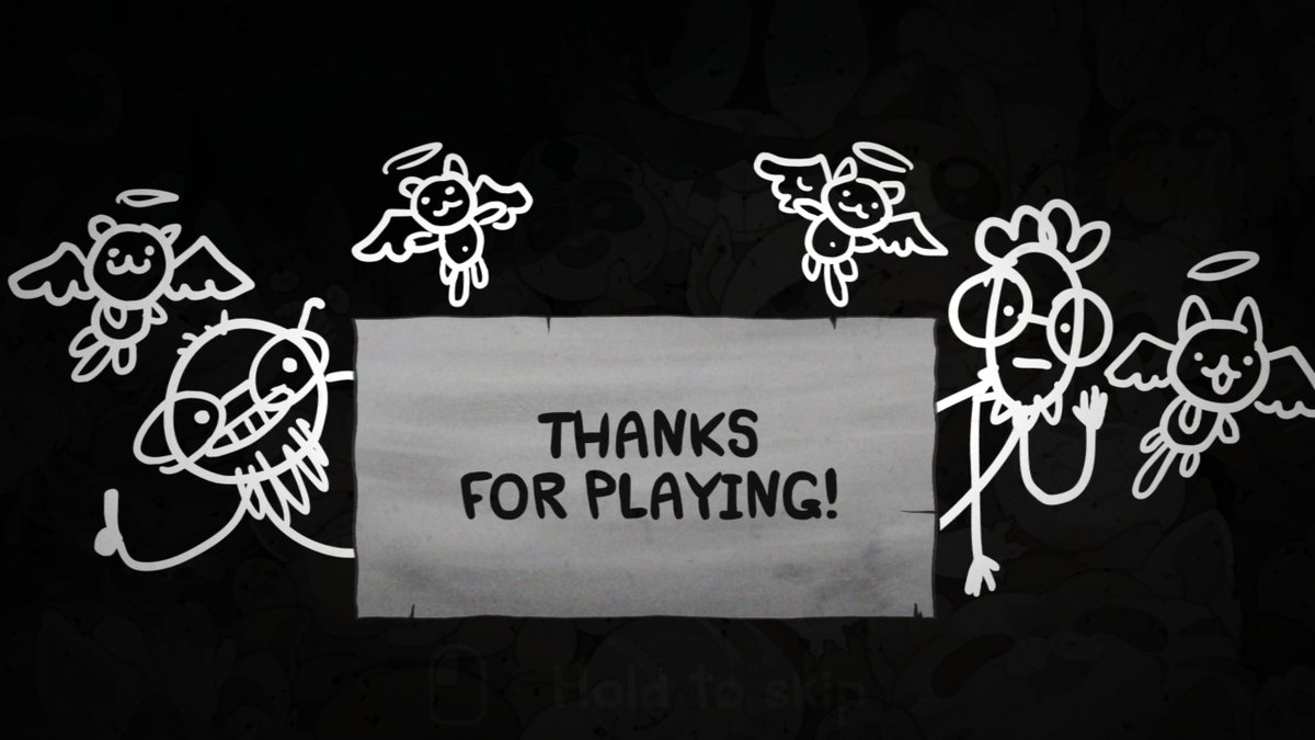 CrystalClodYT's tweet photo. Rolled the (I'm guessing first) credits on Mewgenics.
It's hella good, and I love the evil game design of some bosses and stages lmao https://t.co/h0JtOixddp