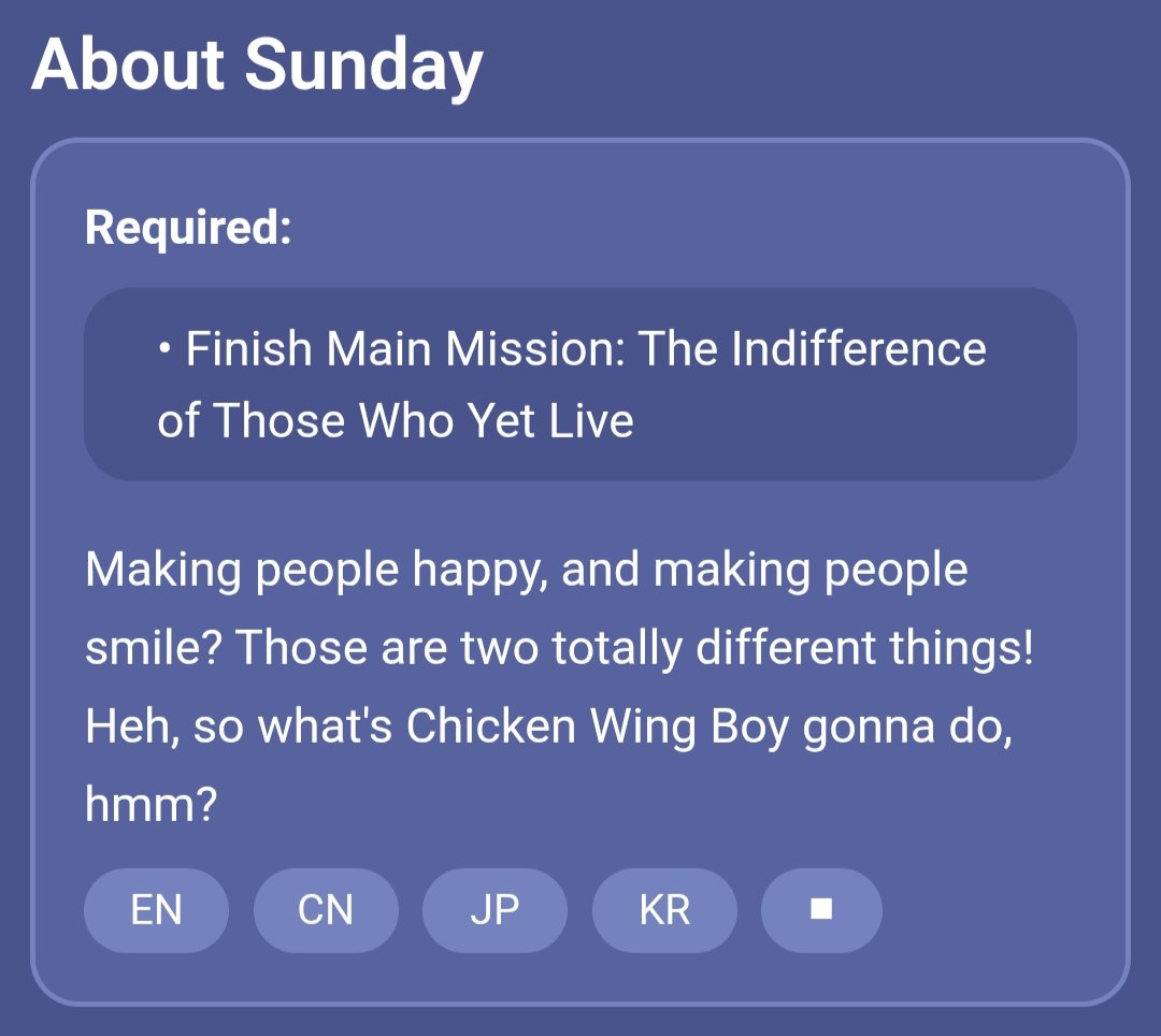 Hsr 4.0 spoilers!

SPARXIE HAVE VOICELINE ABOUT SUNDAY FINALLY