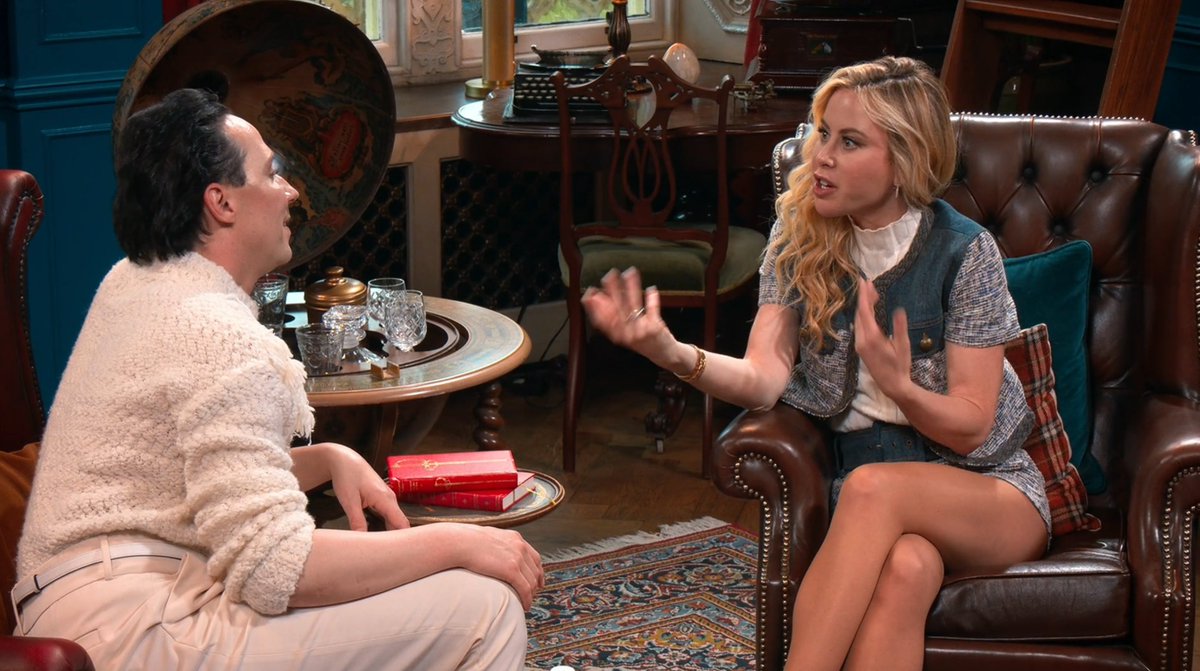 gibsonoma's tweet photo. "The Simple Life" but it's just Tara and Johnny trying to figure out how to play different games #TheTraitorsUS https://t.co/CBEiQlXasG